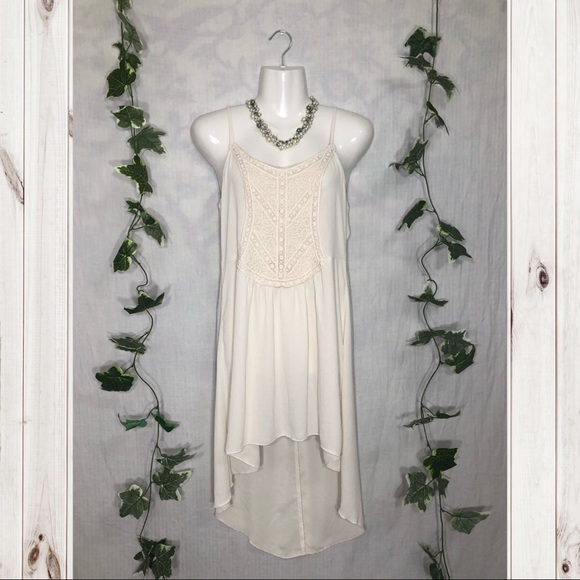 Solemio Dresses & Skirts - 🔴SALE White Silky Dress!🔴